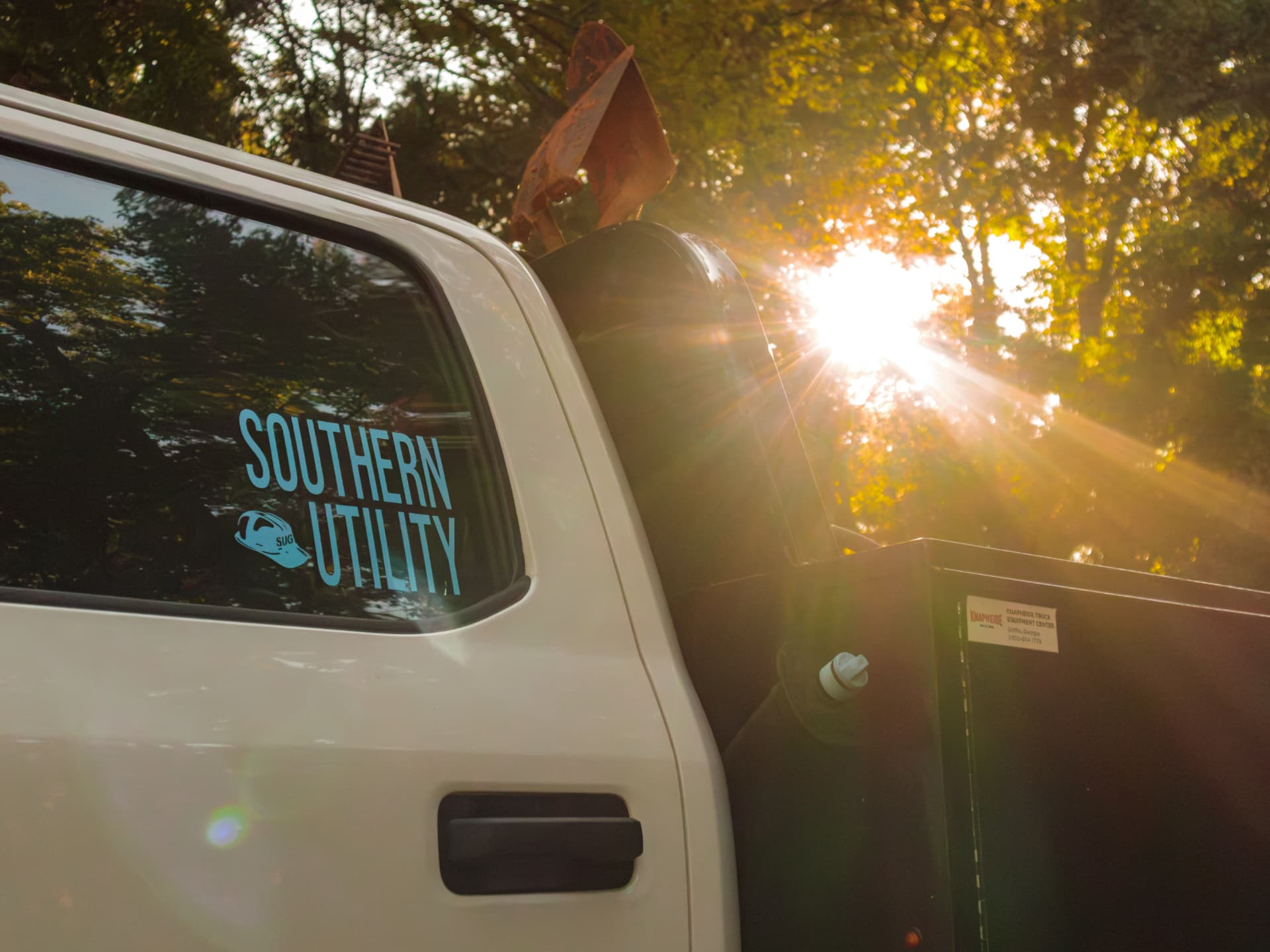Southern Utility fleet on location